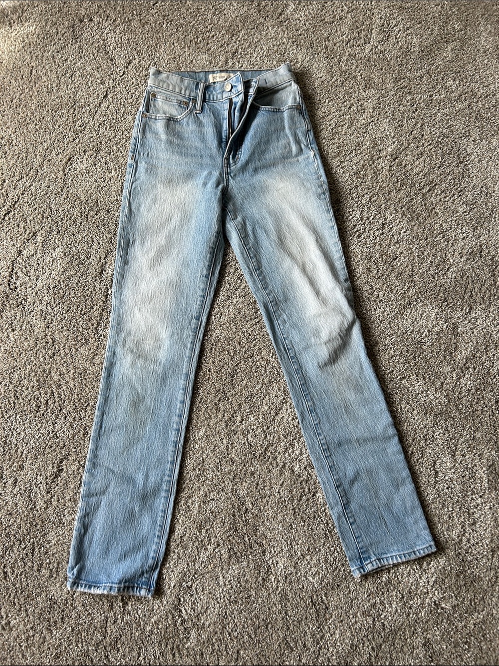 Madewell The Perfect Vintage High-Waisted Full-Length  Light Blue Jeans Size 24